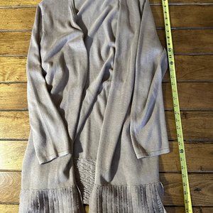 Chico's cardigan midi sweater long sleeves